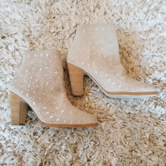 Matisse Springfield Embroidered Suede Bootie - Picture 2 of 8